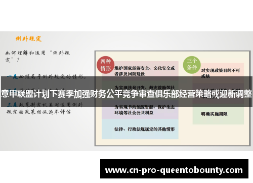 意甲联盟计划下赛季加强财务公平竞争审查俱乐部经营策略或迎新调整 意甲联盟计划下赛季加强财务公平竞争审查俱乐部经营策略或迎新调整